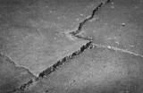 crack in the concrete