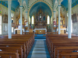 A painted church, Dubina, TX