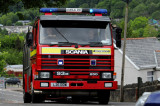 Whitchurch (Cardiff) Chemical Unit attending an incident in Penrhiwceiber
