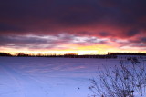 Fire and Ice ~ sunset Jan 18, 2010