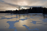 Lake Näsijärvi: Winter Sunset