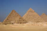 Giza: Pyramids of Mykerinos and  Khafre