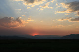 Sunsets from camp
