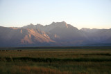 Last light from camp