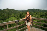 Lookout at the far end on the garden