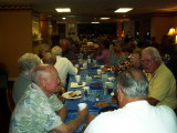 George Phillips, Warren Bishop and Past President Joe Smith