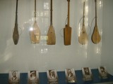 Instruments in museum, here Dombras