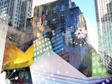 Saks window with reflections