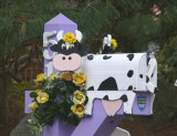 springtime cow