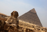 The Sphinx ...and a Pyramid