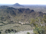 Our rental car is down there - long hike back