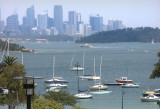 Sydney CBD skyline and the harbour