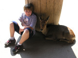 Brendon found a little buddy, awwwww.    CHOMP!!!