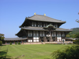 Todai-ji, the worlds largest wooden structure, housing the worlds largest Buddha.