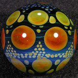 The dot work that Suellen does on a marble this size is nothing short of astounding.