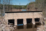 Old dam on the Wolf River