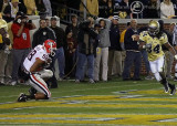 Bulldog FL Kenneth Harris hauls in a fourth quarter two point conversion