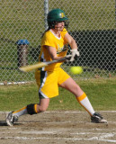 Kelsey At Bat