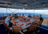 From left to right: Veronique, Stephane, Bernard, Robyne, Steve,  Alf, Carol, Andrew and Susie