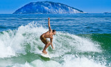 surfing Ipanema