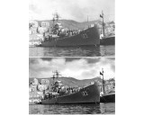 USS Albany Before  After