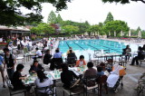 Poolside dinner at Hyatt Seoul