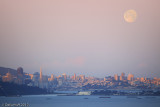 San Francisco Moonset