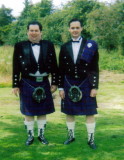 Ivor as best man, at his friend Montys wedding, August 2001