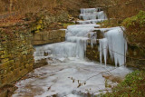 Nameless water/ice Fall in the Kentucky River Palisades