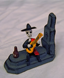 Musical Graveyard Calavera with Tequila