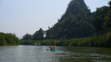 The rest of the group had signed up for a full day, so we and these English girls paddled back to the boat launch.