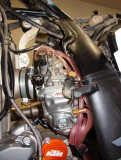 Pull Rearwards and Lower the Carb to Access Jets