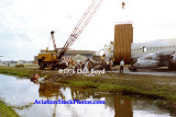 1976 - Air Trine CV-880 N5865 overrun accident at Miami International Airport aviation stock photo