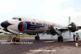 2009 - #2 engine of the Historical Flight Foundation's DC-7B N836D running for the first time since 2004 stock photo #1938