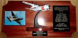 2009 - our photo of USCG HC-130H #1705 used on memorial display by Marine Inspector Course Class 01-10