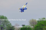 Blue Angels #6 at the 2008 Great Tennessee Air Show practice show at Smyrna aviation stock photo #1544