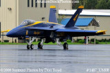 Blue Angel #4 at the 2008 Great Tennessee Air Show practice show at Smyrna aviation stock photo #1487