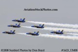 The Blue Angels at the 2008 Great Tennessee Air Show practice show at Smyrna aviation stock photo #1623