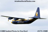 USMC Blue Angels Fat Albert C-130T #164763 at the Great Tennessee Air Show at Smyrna aviation stock photo #1773