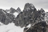 <br>Spear Spire (Far L) & East  Peak, E/SE Faces <br> (Bugaboos090408-_233.jpg)