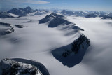 Mt Azazel (L Foreground), Dagon, & Monarch Icefield, View SE <br> (MonarchIF021808-_138.jpg)