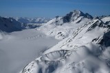 Snowside Mt (R) & War Drum Glacier, View SW (MonarchIF021808-_255.jpg)
