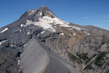 Hood: Newton Clark Glacier/W Face Perspective View <br> (Hood082407-_596.jpg)