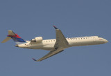 CRJ-700 in DL color climbing out of FLL