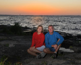Sunset on the West side of Kellys Island