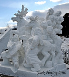 Chinese entry in the International Snow Sculpture Championship, Breckenridge, Colorado