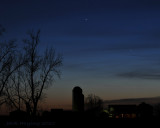 Venus & Mercury just after Sunset