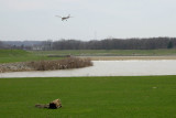 Landing over the Miami River at the Morraine Air Park