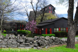 Springtime view of the Makers Mark Distillery