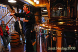 The Master Distiller explaining the fine points of bourbon